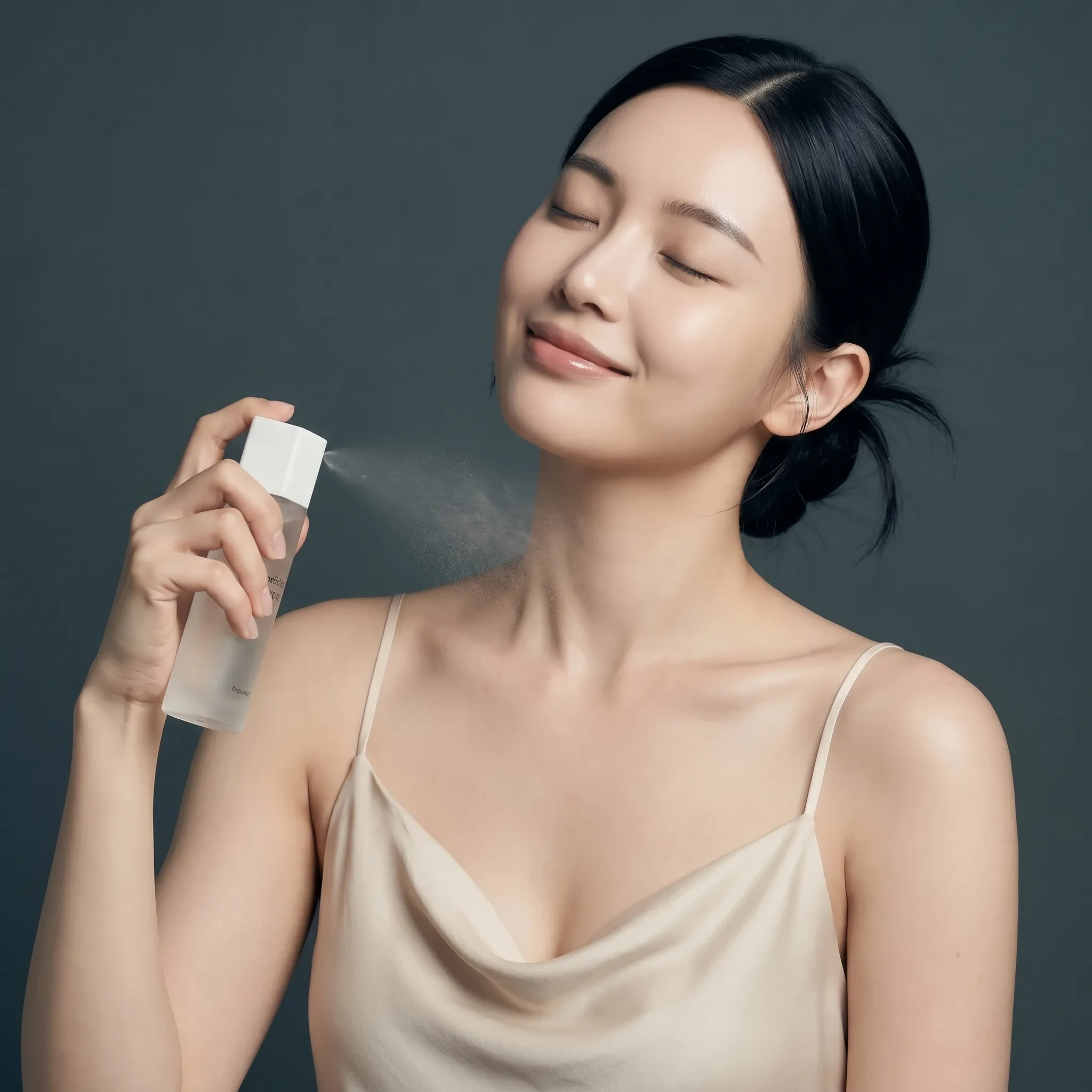 Fragrance editorial composition, fine fragrance and ambient formats